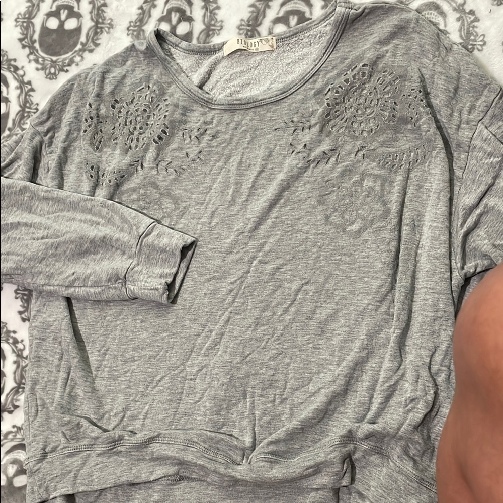 Gray Sweatshirt Cozy and Stylish
